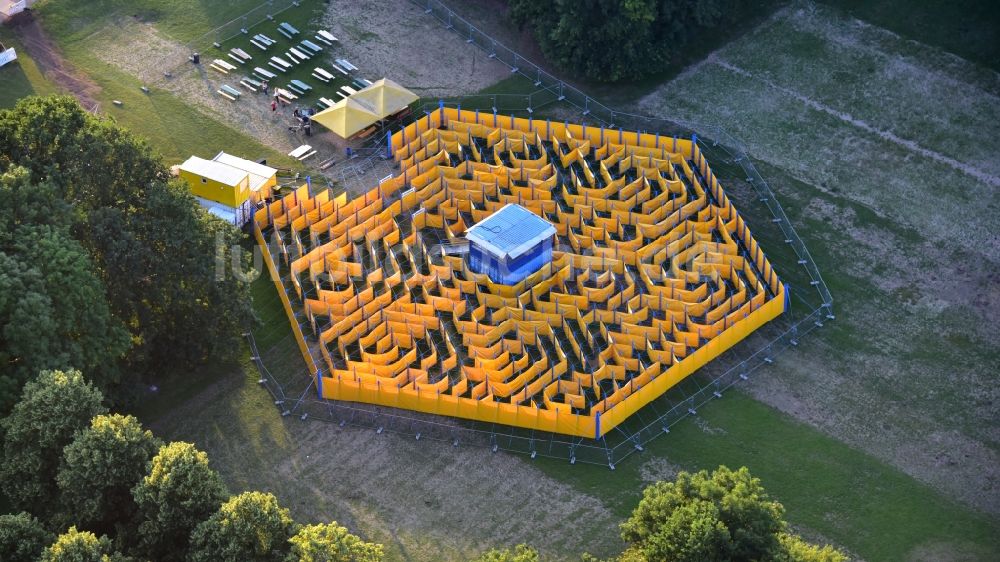 Luftbild Bonn - Labyrinth in Bonn im Bundesland Nordrhein-Westfalen, Deutschland