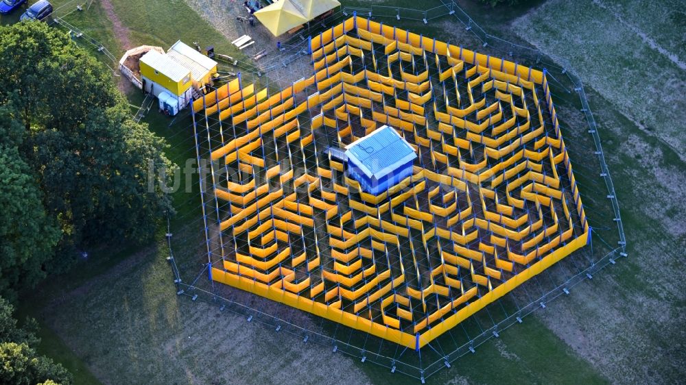 Bonn aus der Vogelperspektive: Labyrinth in Bonn im Bundesland Nordrhein-Westfalen, Deutschland