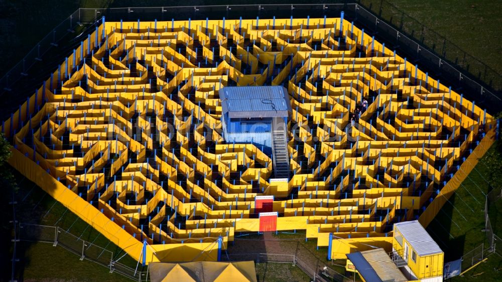Luftbild Bonn - Labyrinth in Bonn im Bundesland Nordrhein-Westfalen, Deutschland