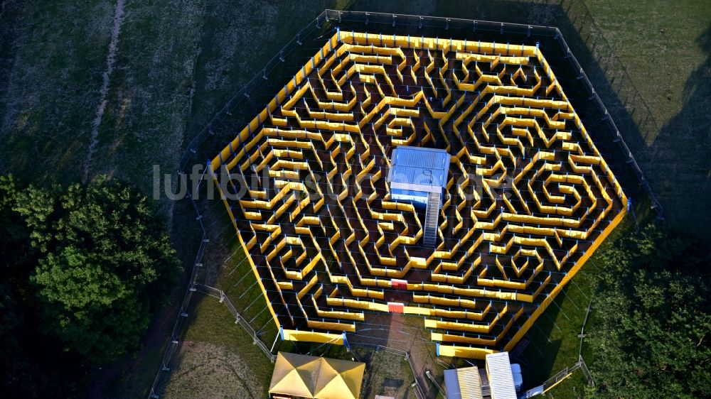 Luftaufnahme Bonn - Labyrinth in Bonn im Bundesland Nordrhein-Westfalen, Deutschland