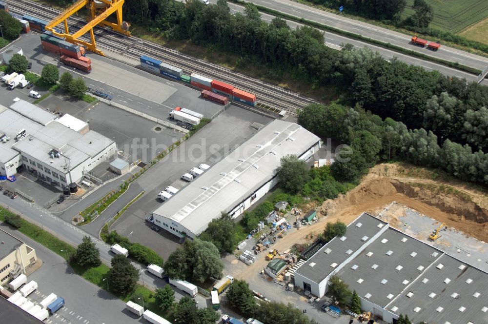 Luftaufnahme Unna - Lagerhalle mit integriertem Büro im Industriepark Unna