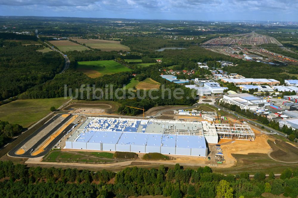 Stelle von oben - Lagerhallen- Gebäude - Neubau in Stelle im Bundesland Niedersachsen, Deutschland
