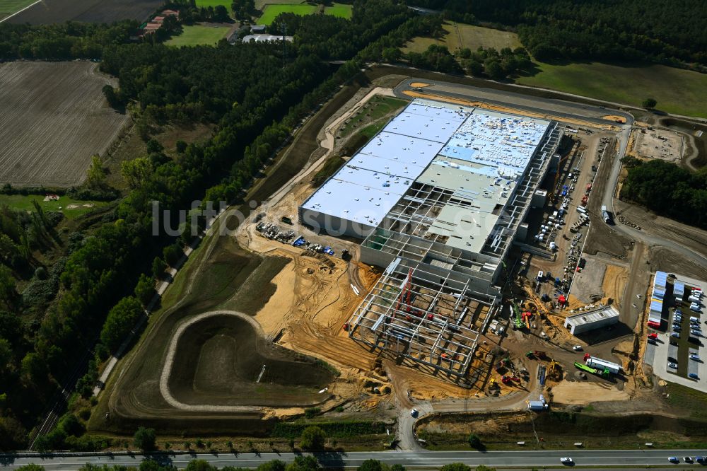 Luftbild Stelle - Lagerhallen- Gebäude - Neubau in Stelle im Bundesland Niedersachsen, Deutschland