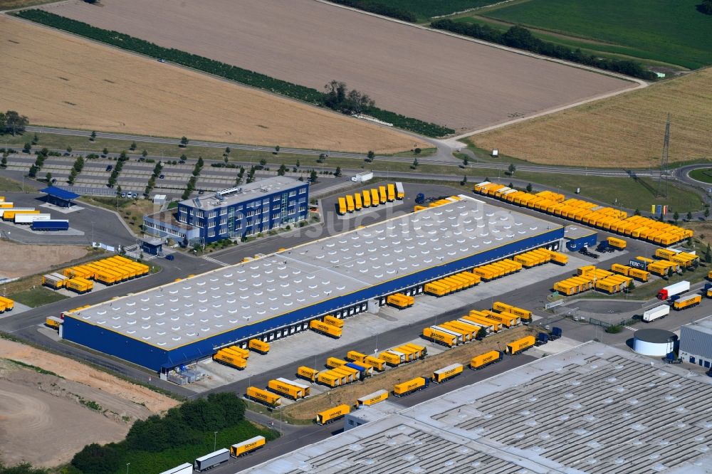Luftbild Malsch - Lagerhallen und Speditionsgebäude in Malsch im Bundesland Baden-Württemberg, Deutschland