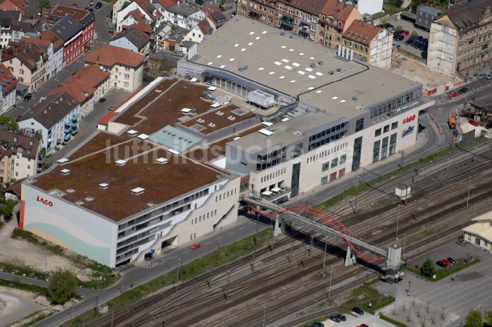 KONSTANZ aus der Vogelperspektive: LAGO Einkaufscenter in Konstanz