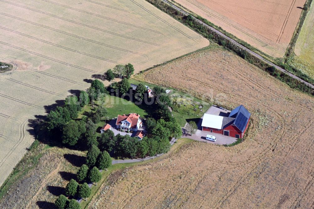 Luftbild Mjölby - Landhaus in Östergötland County, Schweden