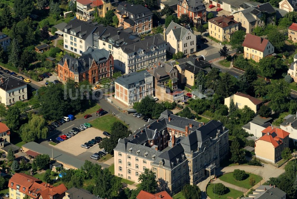 Luftaufnahme Rudolstadt - Landratsamt in Rudolstadt im Bundesland Thüringen
