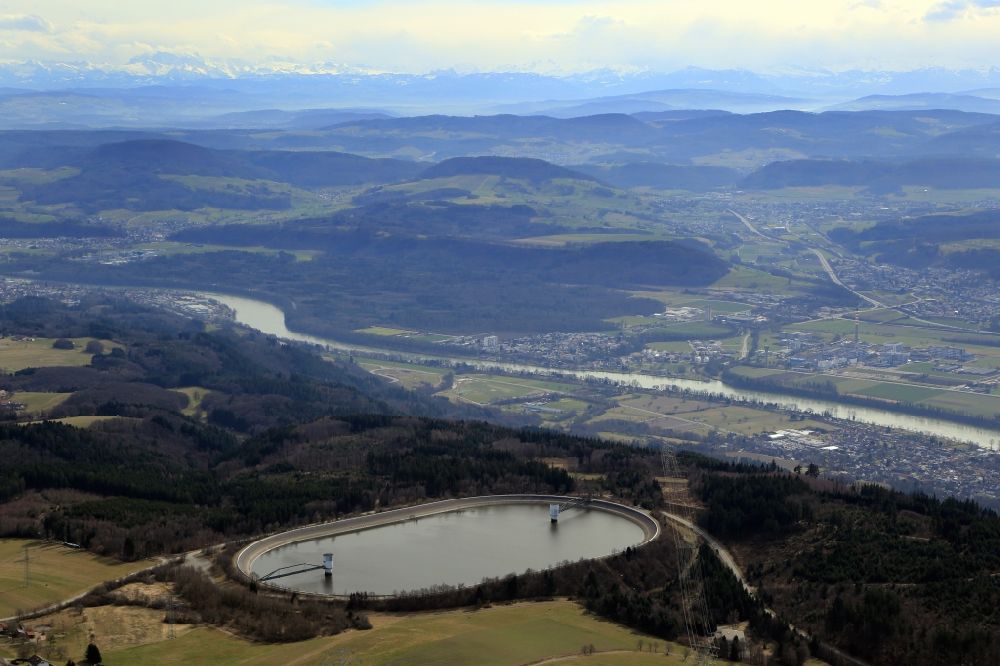 Rickenbach von oben - Landschaft im Hotzenwald mit den Eggbergbecken im Ortsteil Egg von Rickenbach im Bundesland Baden-Württemberg