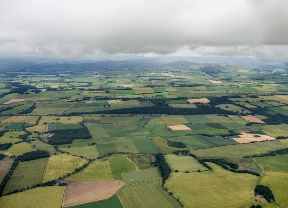 Luftbild Stonehaven - Landschaft im Norden von Schottland bei Stonehaven