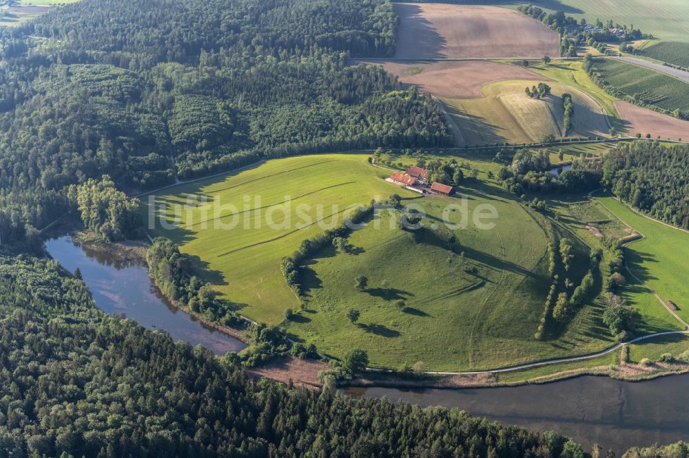 Salem von oben - Landschaft mit Wassergebiet von Bifangweiher und Killenweiher in Salem im Bundesland Baden-Württemberg, Deutschland