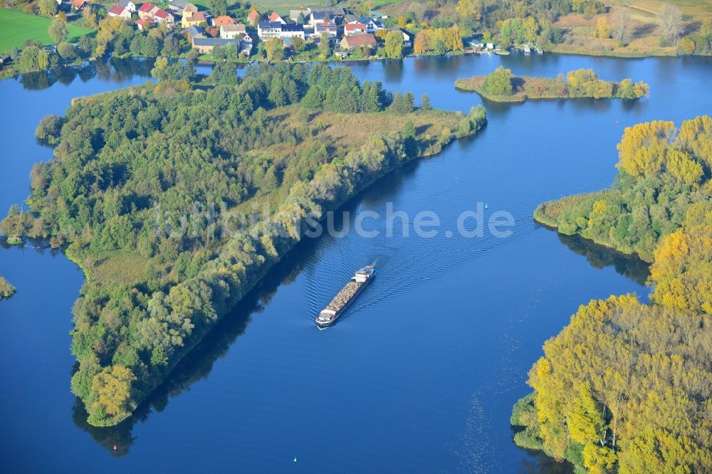Luftbild Klein Kreutz - Landschaftsschutzgebiet Brandenburger Osthavelniederung in Klein Kreutz