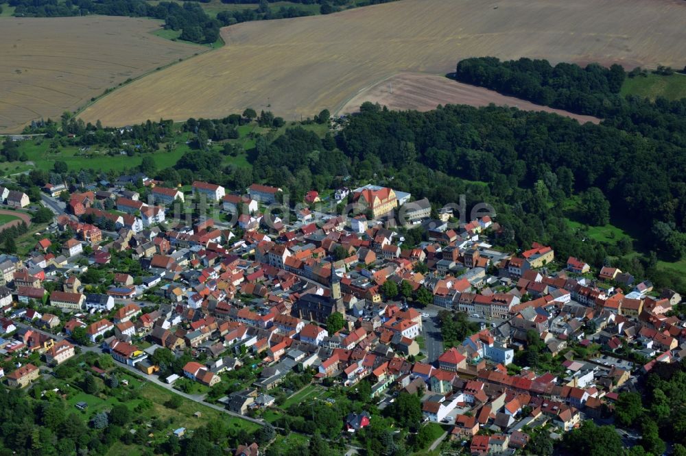 Luftbild Bürgel - Landstadt Bürgel im Bundesland Thüringen.