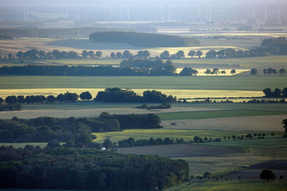 Luftbild Ludorf - Landwirtschaftliche Nutzflächen bei Ludorf im Bundesland Mecklenburg-Vorpommern