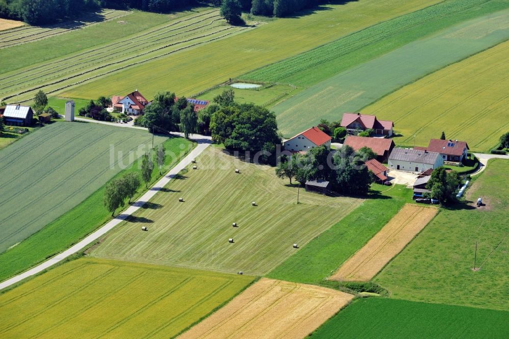 Luftbild Hemau OT Altenlohe - Landwirtschaftliche Nutzflächen in Hemau im Bundesland Bayern