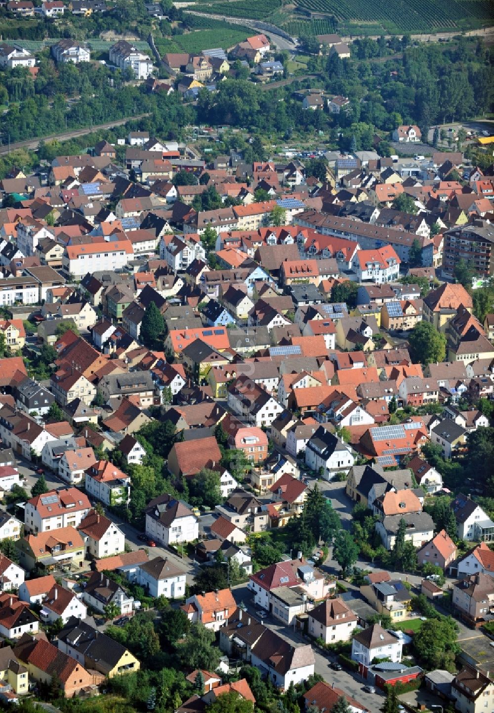 Luftbild Lauffen am Neckar - Lauffen am Neckar im Bundesland Baden-Württemberg