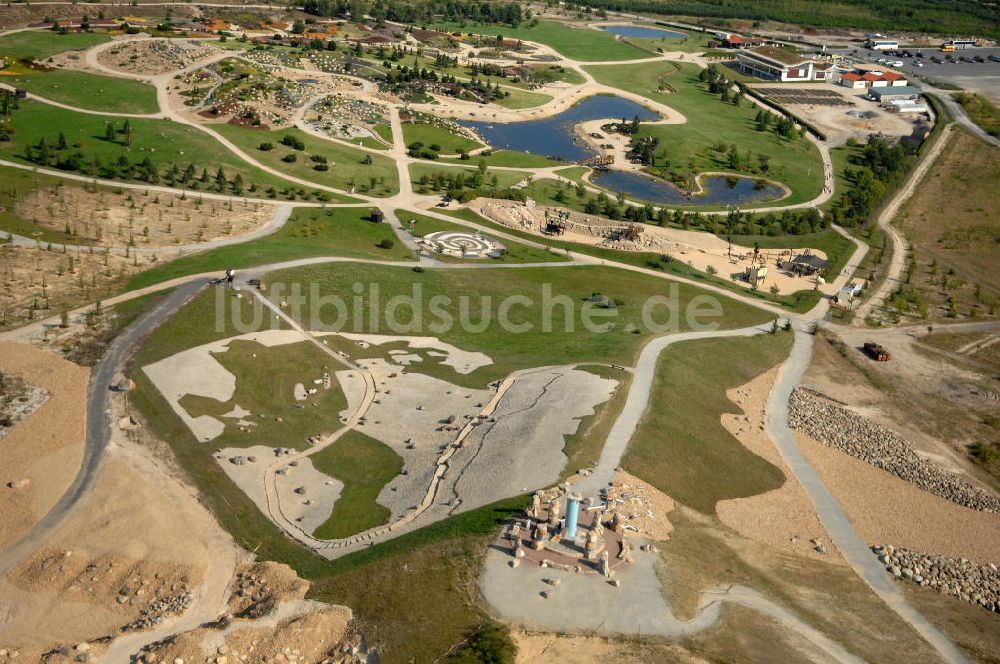 Luftaufnahme Boxberg - Lausitzer Findlingspark Nochten