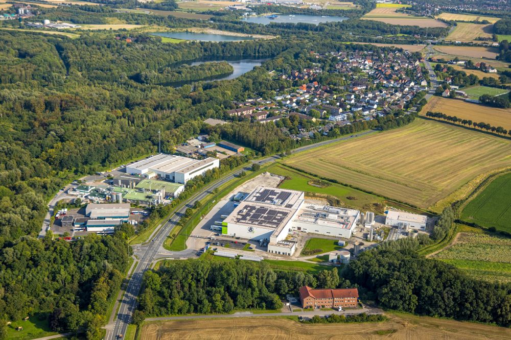 Luftbild Beckum - Lebensmittel- Hersteller der Berief Food GmbH in Beckum im Bundesland Nordrhein-Westfalen, Deutschland