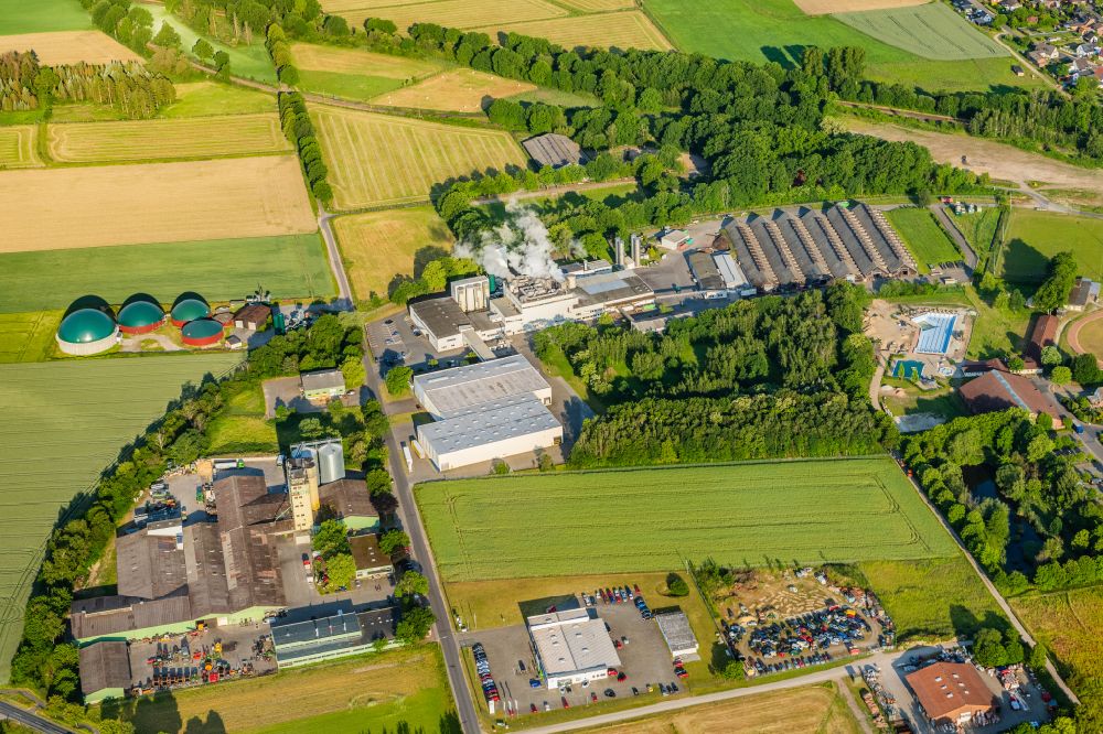 Luftbild Wittingen - Lebensmittel- Hersteller Emsland Wittingen in Wittingen im Bundesland Niedersachsen, Deutschland