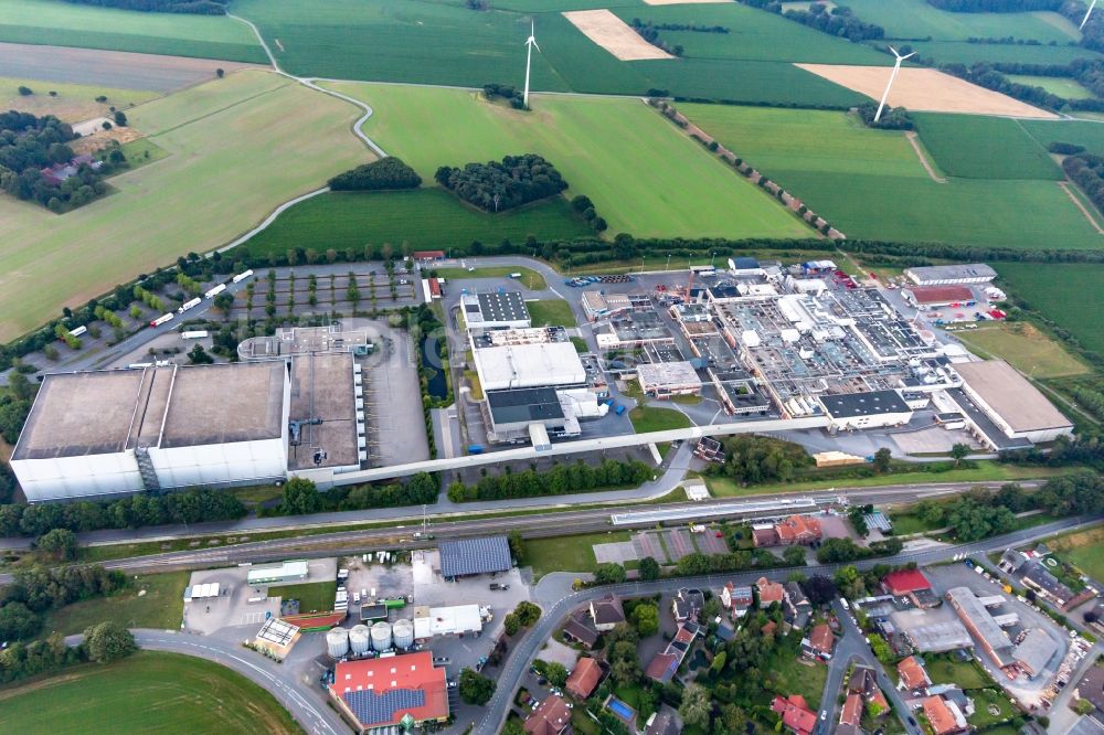 Luftbild Reken - Lebensmittel- Hersteller IGLO GmbH in Reken im Bundesland Nordrhein-Westfalen, Deutschland