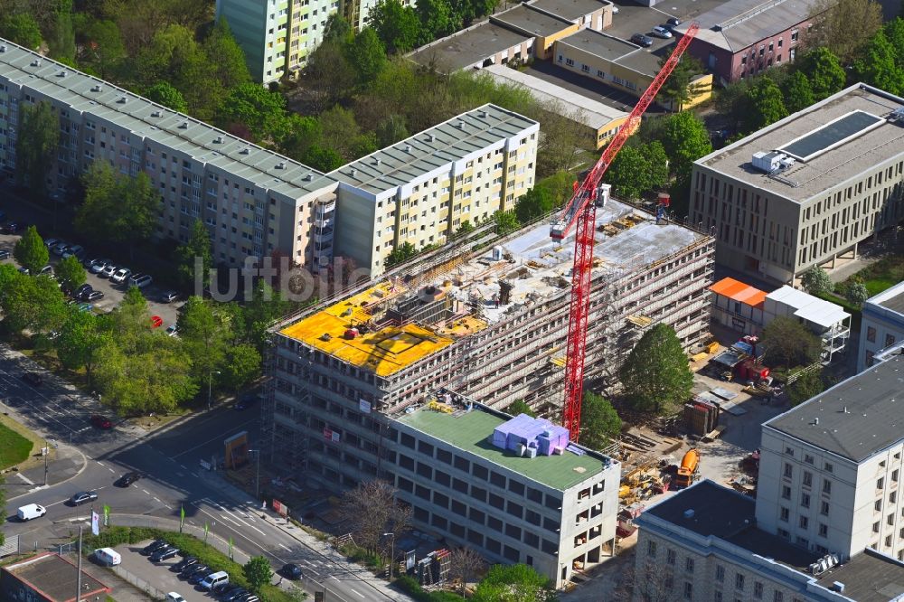 Luftbild Dresden - Lehr- und Laborgebäude- Neubau der Hochschule HTW in Dresden im Bundesland Sachsen