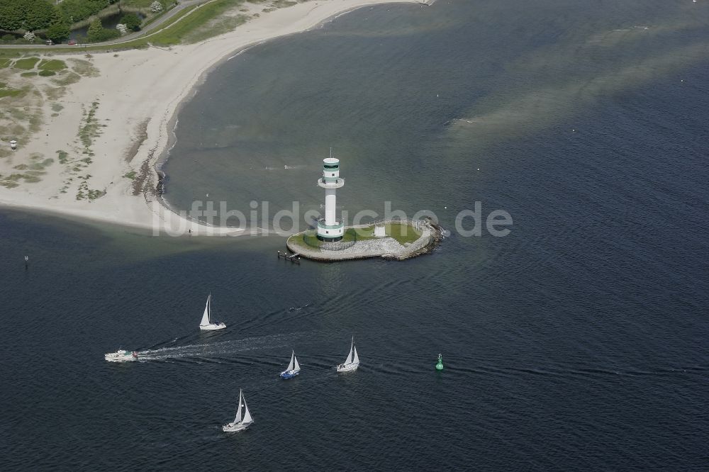 Luftbild Kiel - Leuchtturm Friedrichsort in Kiel im Bundesland Schleswig-Holstein