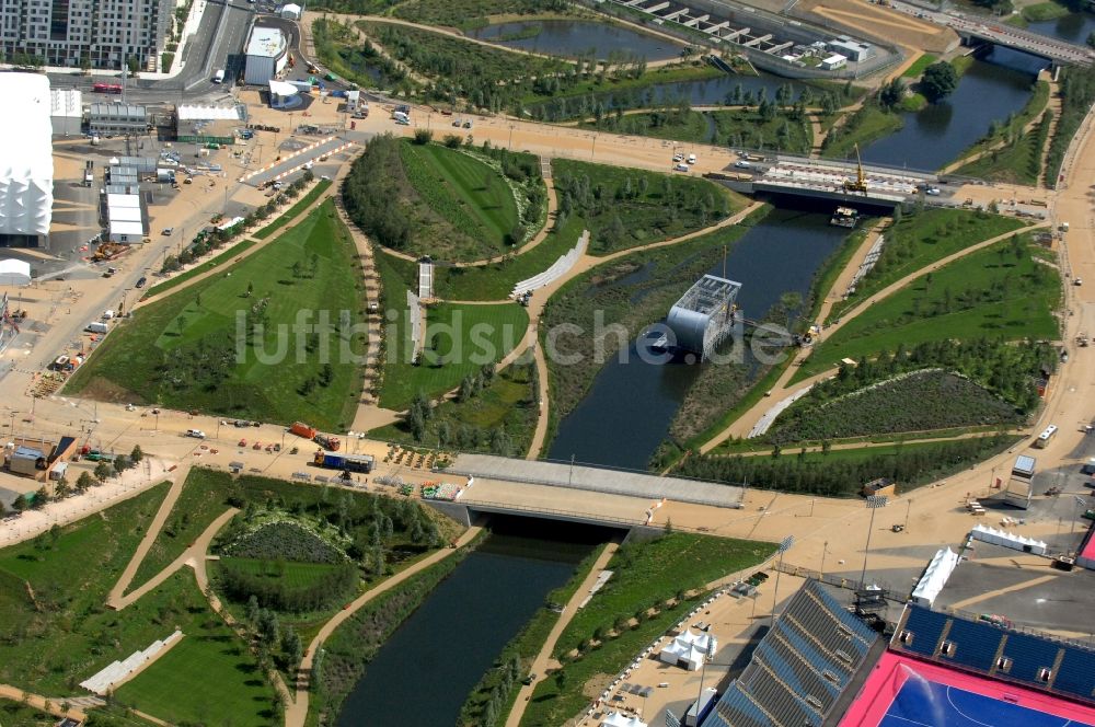 London aus der Vogelperspektive: Live Park im Olympiapark London - Olympia 2012 und der Paralympics 2012 in Großbritannien