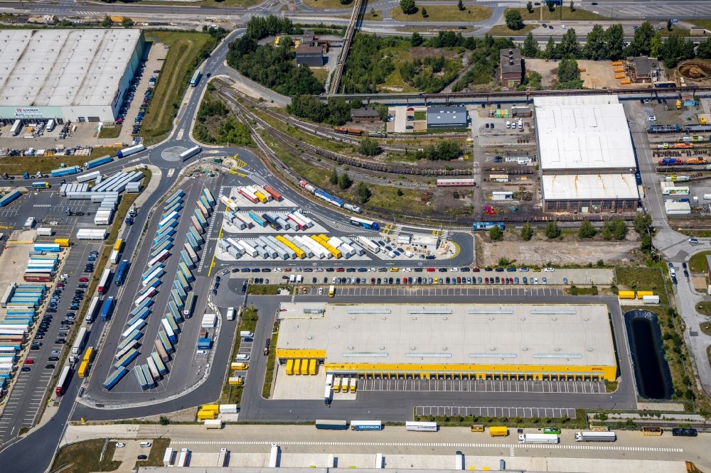 Luftaufnahme Dortmund - Logistikzentrum des Internethändlers Amazon in Dortmund im Bundesland Nordrhein-Westfalen