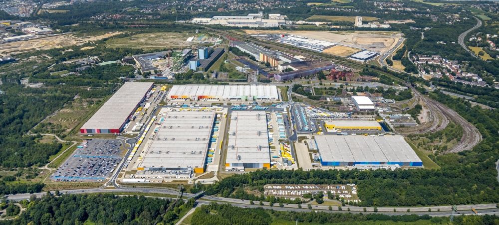 Dortmund aus der Vogelperspektive: Logistikzentrum des Internethändlers Amazon in Dortmund im Bundesland Nordrhein-Westfalen