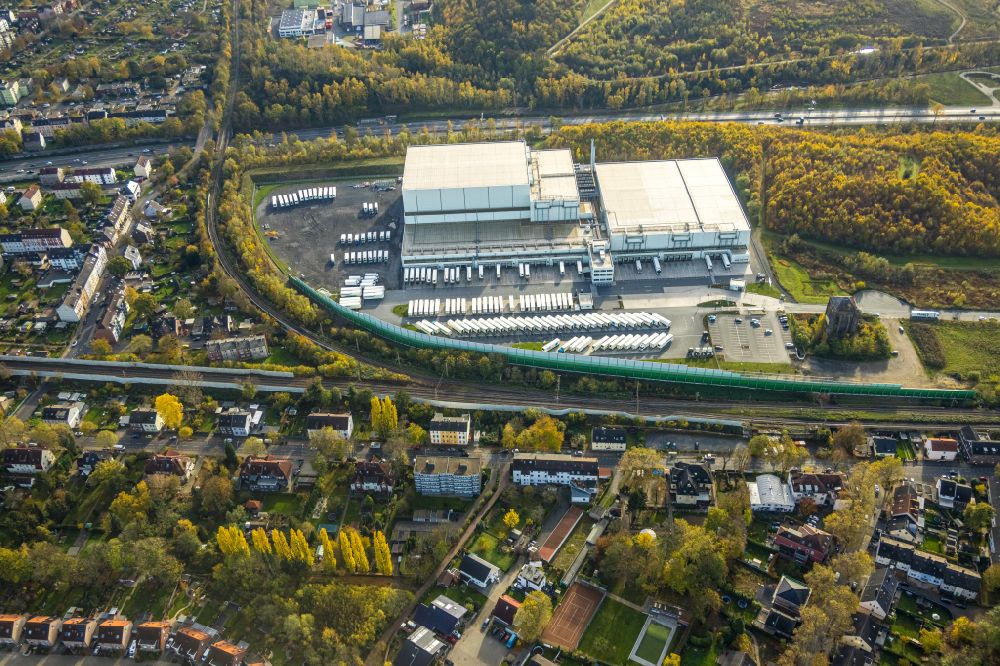Luftaufnahme Wanne-Eickel - Logistikzentrum der NORDFROST GmbH & Co. KG in Wanne-Eickel im Bundesland Nordrhein-Westfalen, Deutschland