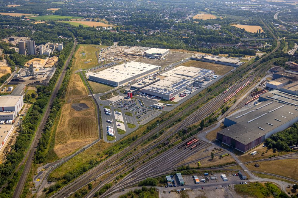 Luftaufnahme Dortmund - Logistikzentrum der REWE DORTMUND Großhandel eG in Dortmund im Bundesland Nordrhein-Westfalen, Deutschland