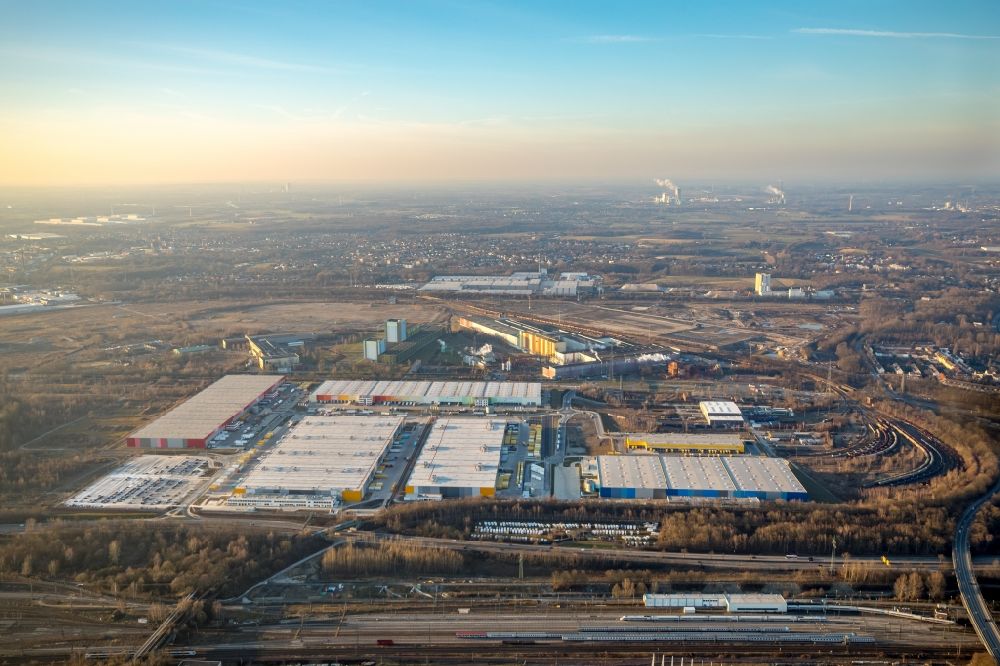 Luftbild Dortmund - Logistikzentrums des Internethändlers Amazon im Ortsteil Innenstadt-Nord in Dortmund im Bundesland Nordrhein-Westfalen