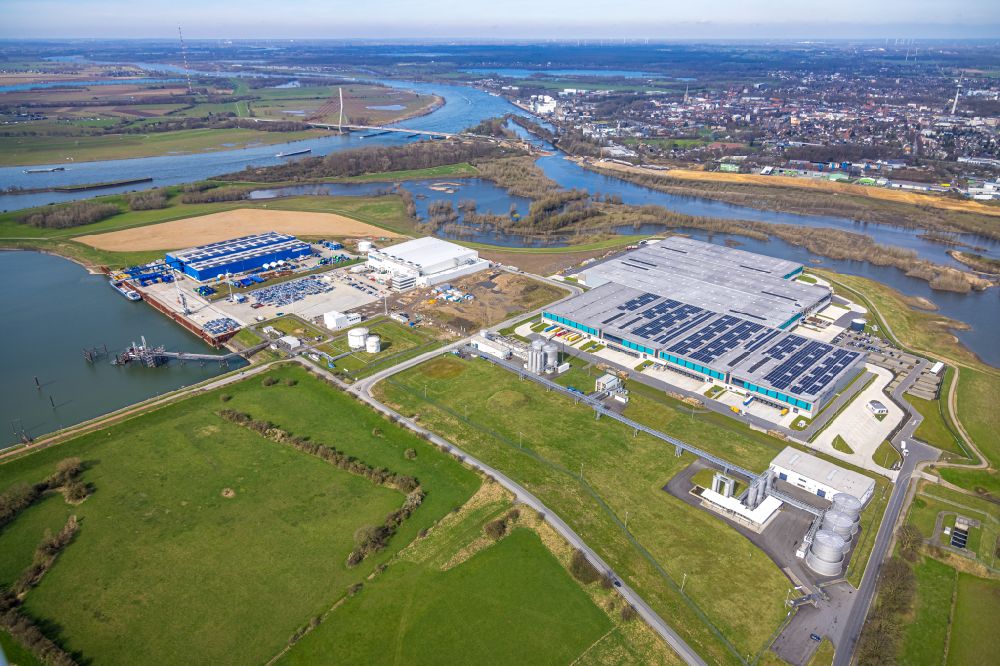 Luftbild Wesel - Logistikzentrums NORDFROST GmbH & Co. KG in Wesel im Bundesland Nordrhein-Westfalen, Deutschland