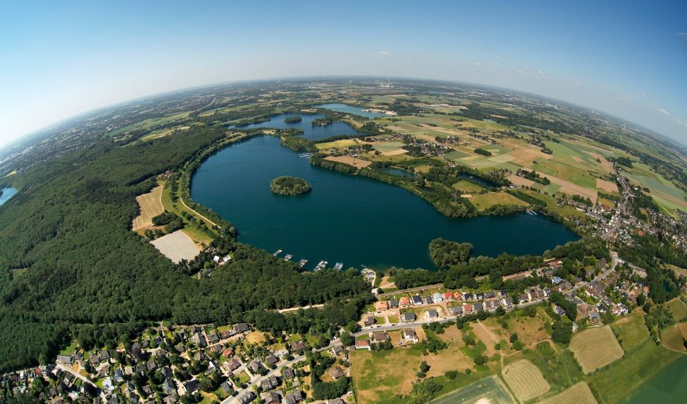 Luftbild Duisburg OT Baerl - Lohheidesee in Duisburg im Bundesland Nordrhein-Westfalen