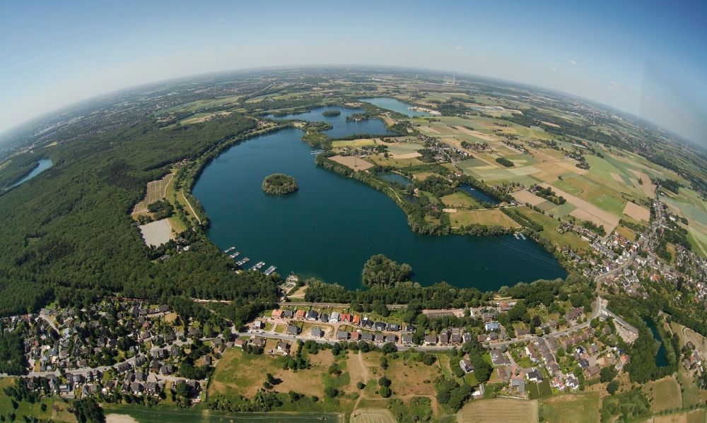 Luftaufnahme Duisburg OT Baerl - Lohheidesee in Duisburg im Bundesland Nordrhein-Westfalen
