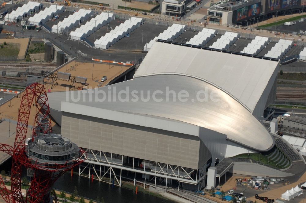 Luftbild London - London Aquatics Centre ein Austragungsort der Olympischen Spiele 2012