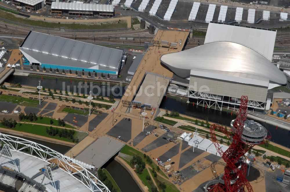 London von oben - London Aquatics Centre und Water Polo Arena Austragungsorte der Olympischen Spiele 2012