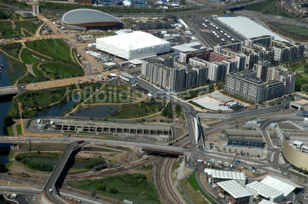 London von oben - London und ein Austragungsort der Olympischen Spiele 2012