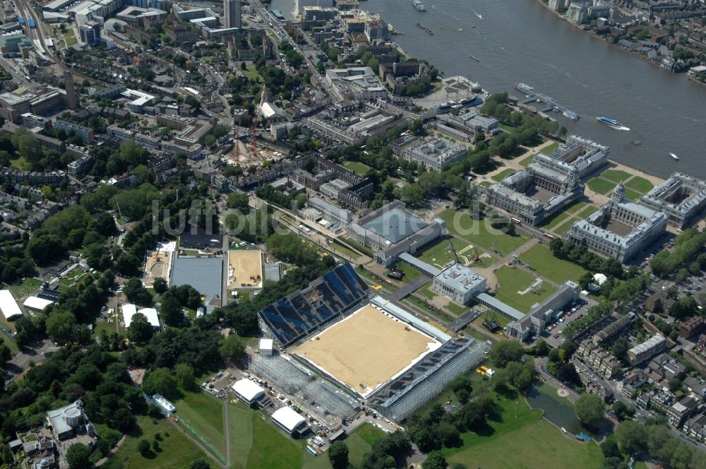 Luftbild London - London Olympia 2012 - Reitstadion Greenwich Park