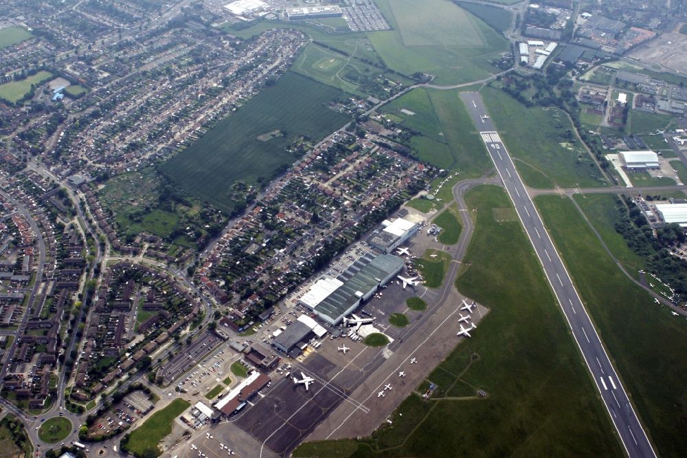 Luftbild Southend on Sea - London Southend Airport in der Grafschaft Essex in England