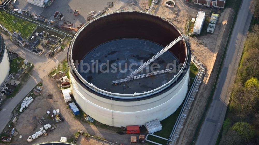 Luftbild Wesseling - Öltanks auf dem Betriebsgelände der Shell Rheinland Raffinerie Süd im Bundesland Nordrhein-Westfalen, Deutschland