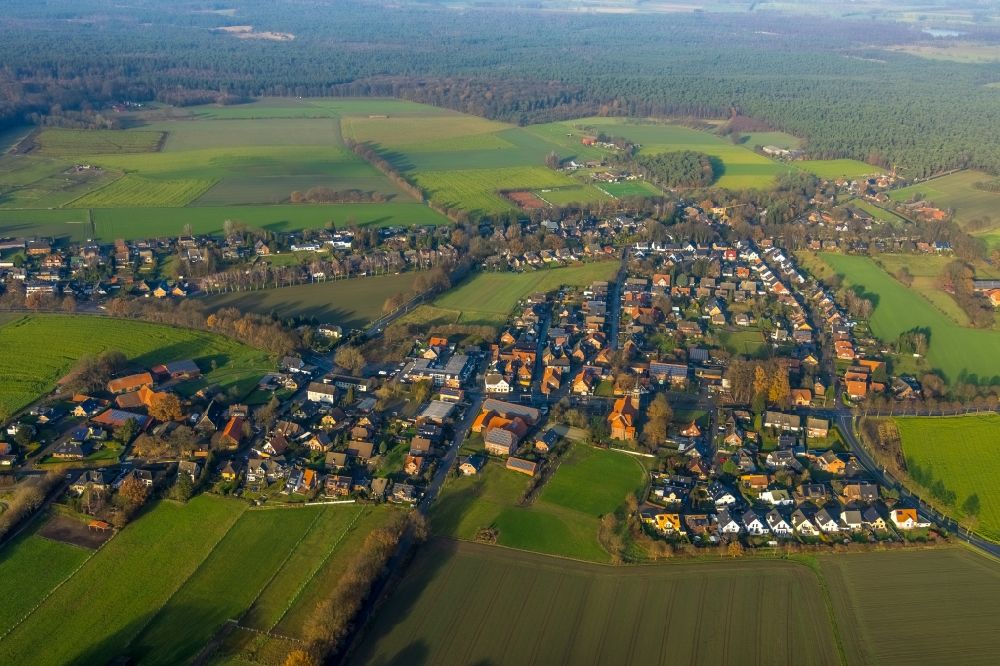 Luftbild Haltern am See - Luftbild vom Ortsteil Lavesum in Haltern am See im Bundesland Nordrhein-Westfalen, Deutschland