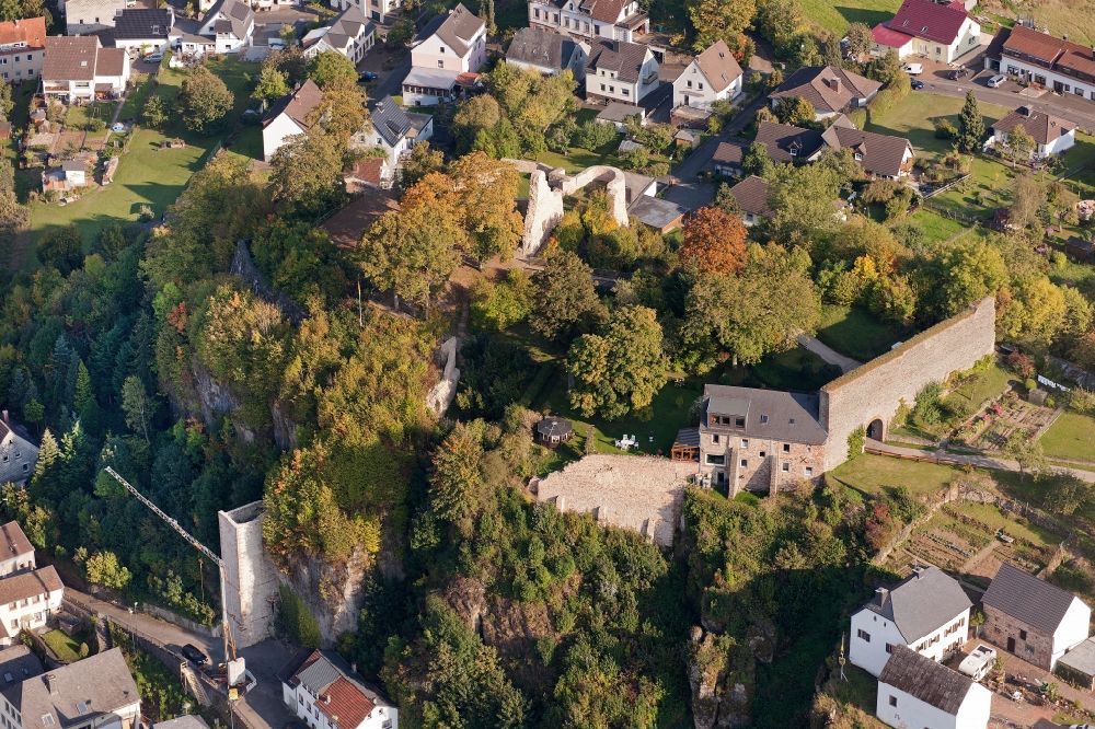 Luftbild Gerolstein - Löwenburg in Gerolstein im Bundesland Rheinland-Pfalz
