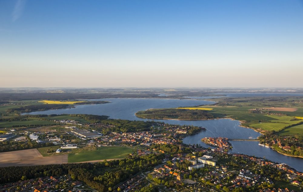 Luftaufnahme Malchow - Malchower See in Malchow im Bundesland Mecklenburg-Vorpommern