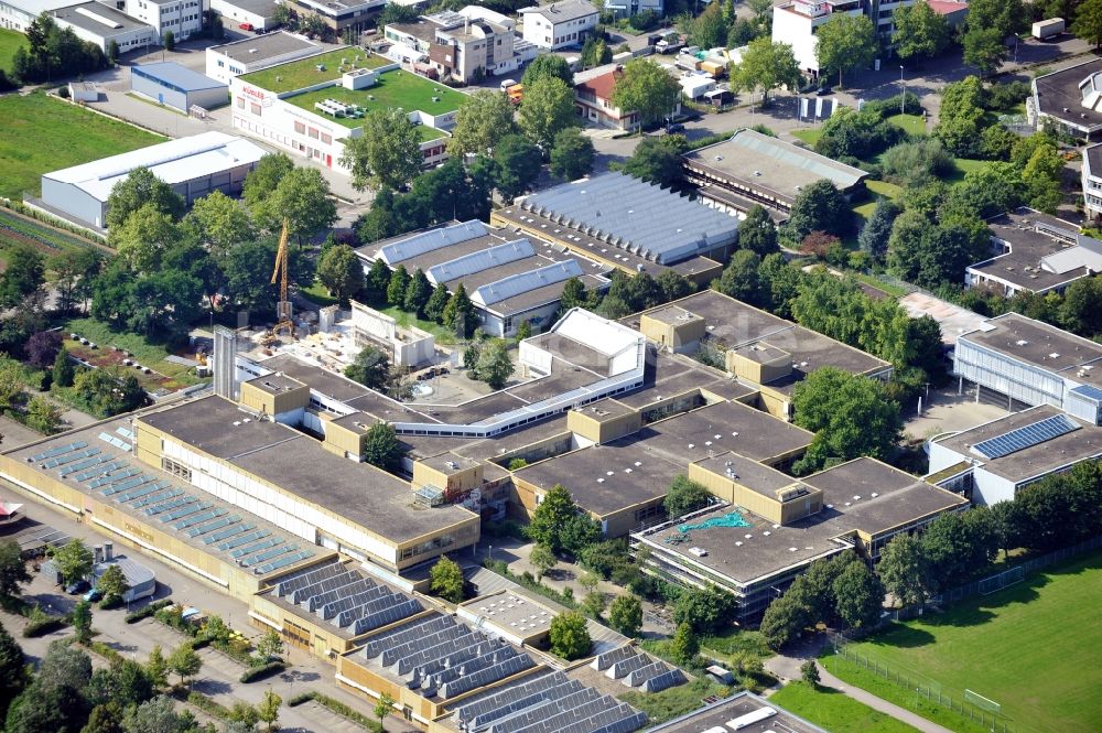 Waiblingen von oben - Maria-Merian - Schule Waiblingen im Bundesland Baden-Württemberg