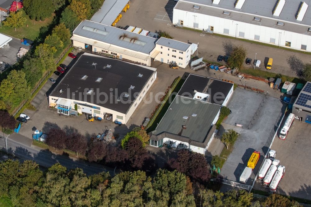 Luftaufnahme Werl - Maschinenbau- Werksgelände Vulcanus-Stahl & Maschinenbau GmbH in Werl im Bundesland Nordrhein-Westfalen, Deutschland