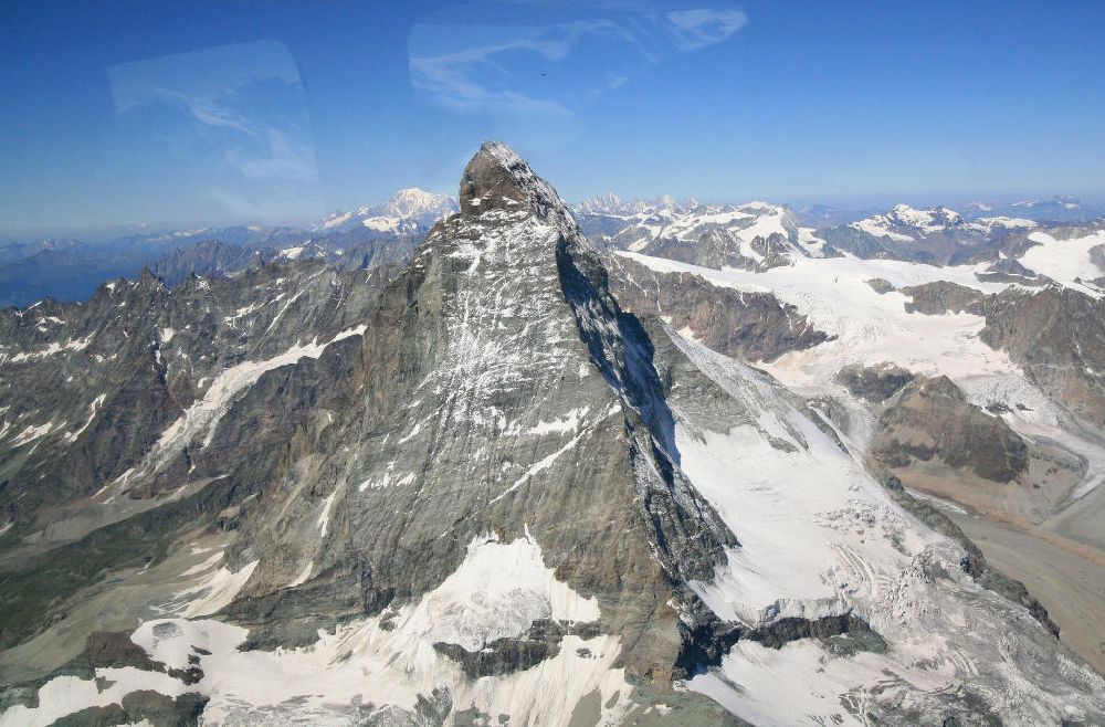 Zermatt von oben - Matterhorn