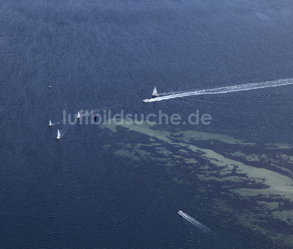 Luftaufnahme Glücksburg (Ostsee) - Meerenge Holnis in Glücksburg an der Ostsee im Bundesland Schleswig-Holstein