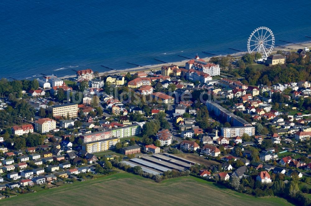 Luftbild Kühlungsborn - Meeres-Küste in Kühlungsborn im Bundesland Mecklenburg-Vorpommern, Deutschland