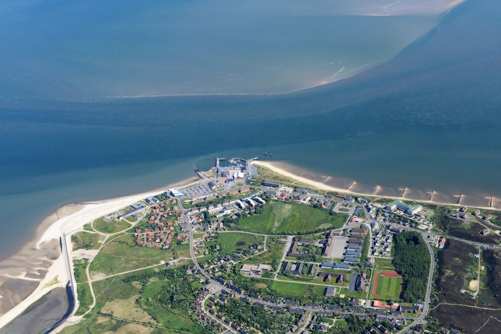 Luftbild List - Meeres-Küste der Nordsee in List im Bundesland Schleswig-Holstein