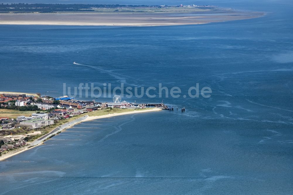 Luftbild List - Meeres-Küste der Nordsee in List im Bundesland Schleswig-Holstein